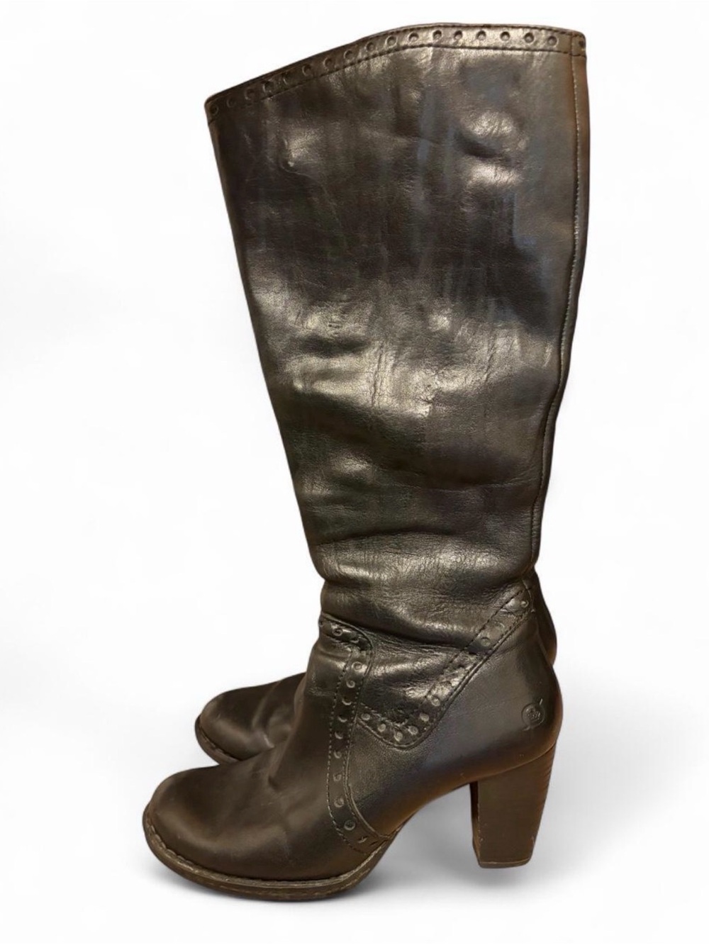 Born Leather Knee High Boots
